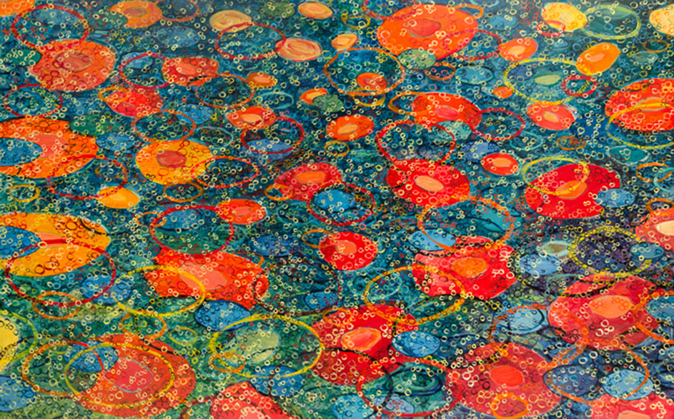 An Abundance of Waters 40"x64" acrylic on museum board