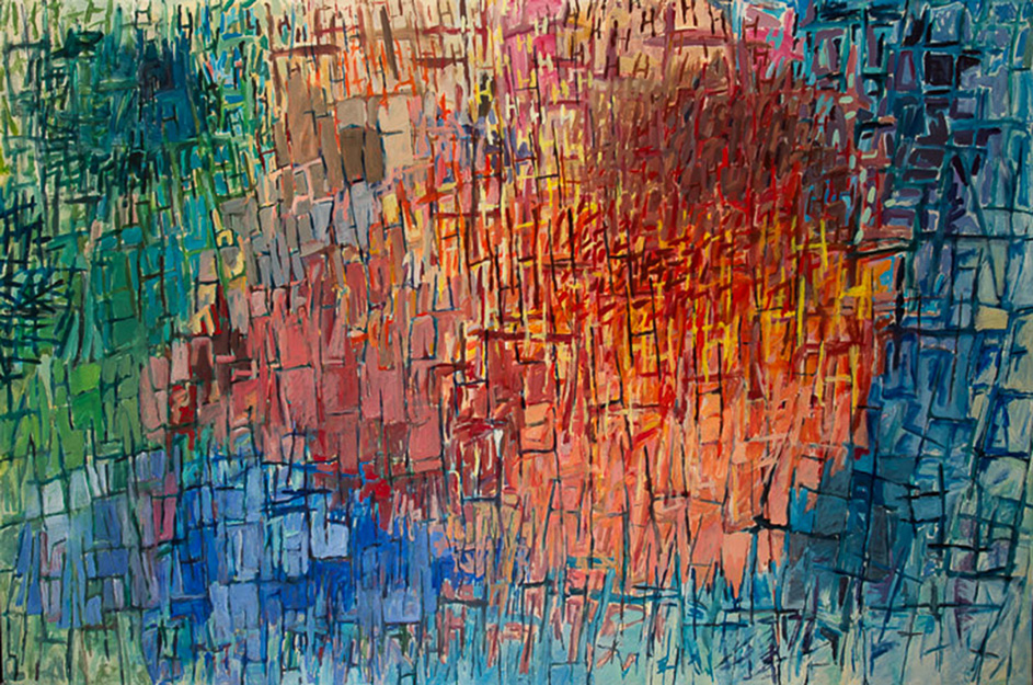 Kanfot Ha'aretz : Ends of the Land (Job series) 54"x84" acrylic on paper