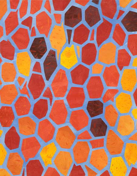 Alma      22x18  acrylic/paper collage