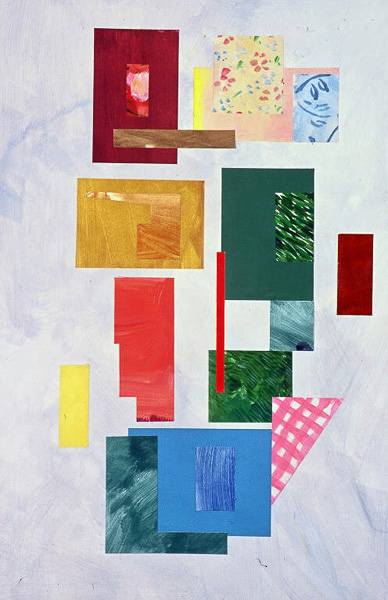 Shaker    28x20  acrylic/papercollage