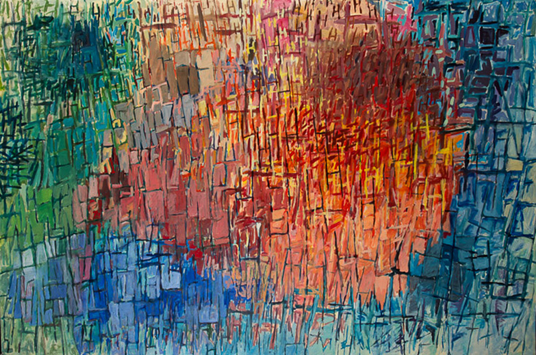 Kanfot Ha'aretz  54"x84" acrylic on paper