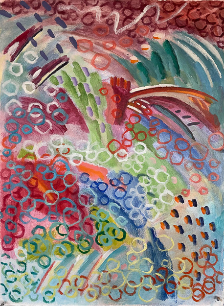 Psalmscape: Sea 30x22 acryl/ppr